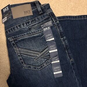 BKE Aiden Men's Deep Indigo Jeans